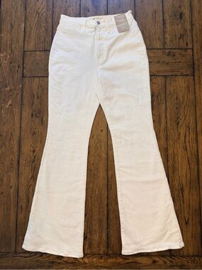 Madewell White the perfect vintage jeans high rise flared size 27